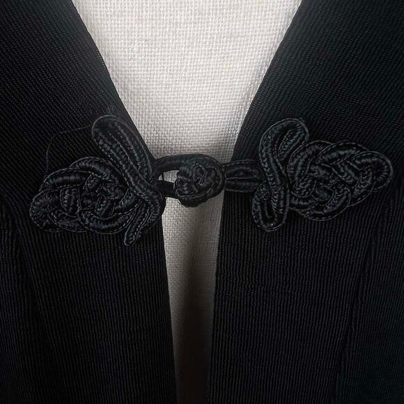 BLACK FRIDAY 50% OFF WHBM Long Cardigan with Floral Detail Size Medium - Picture 2 of 6